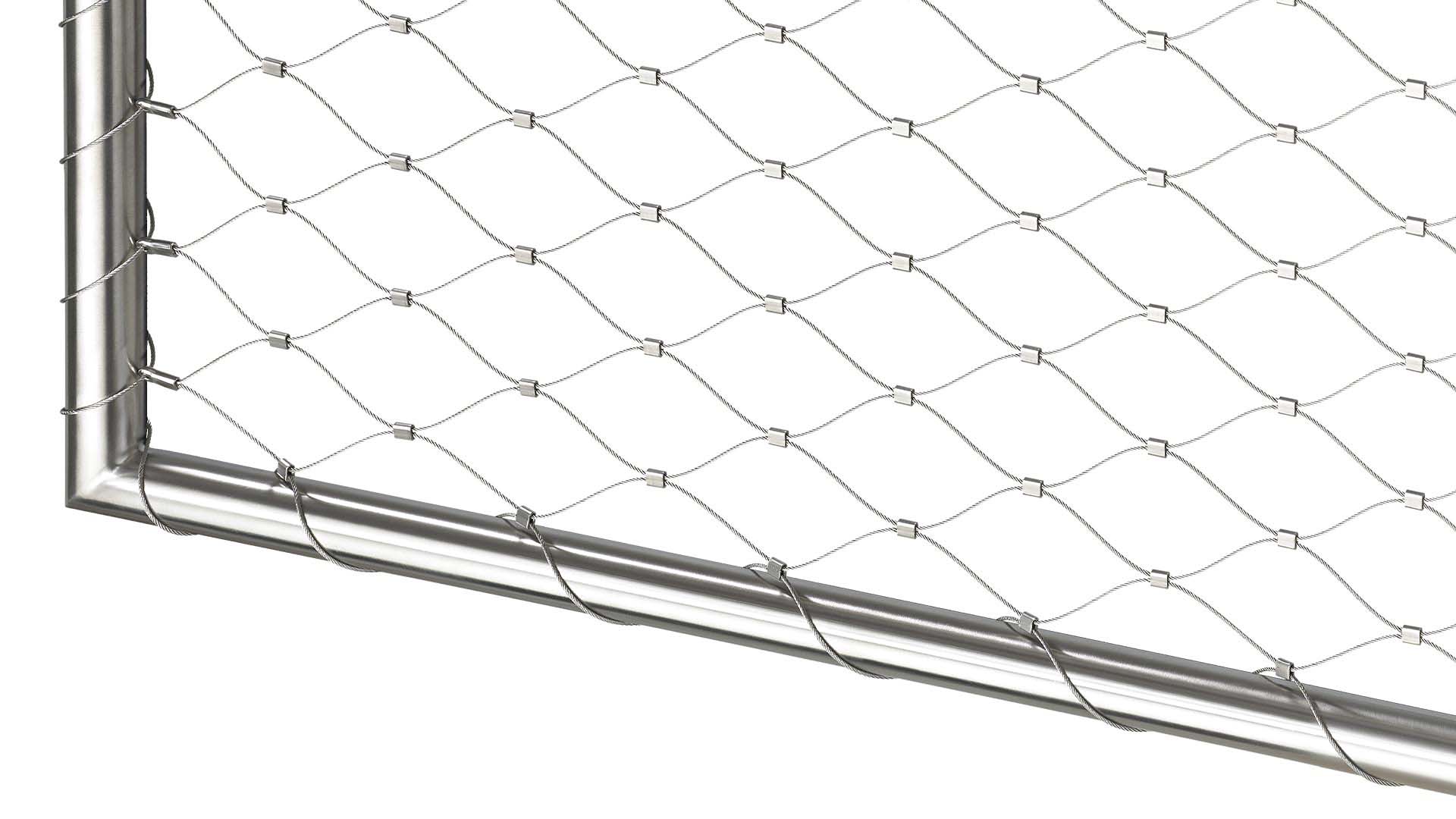 Stainless Steelframe with webnet wire mesh